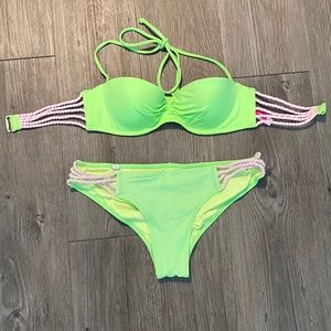 Victoria Secret Neon Bikini-S